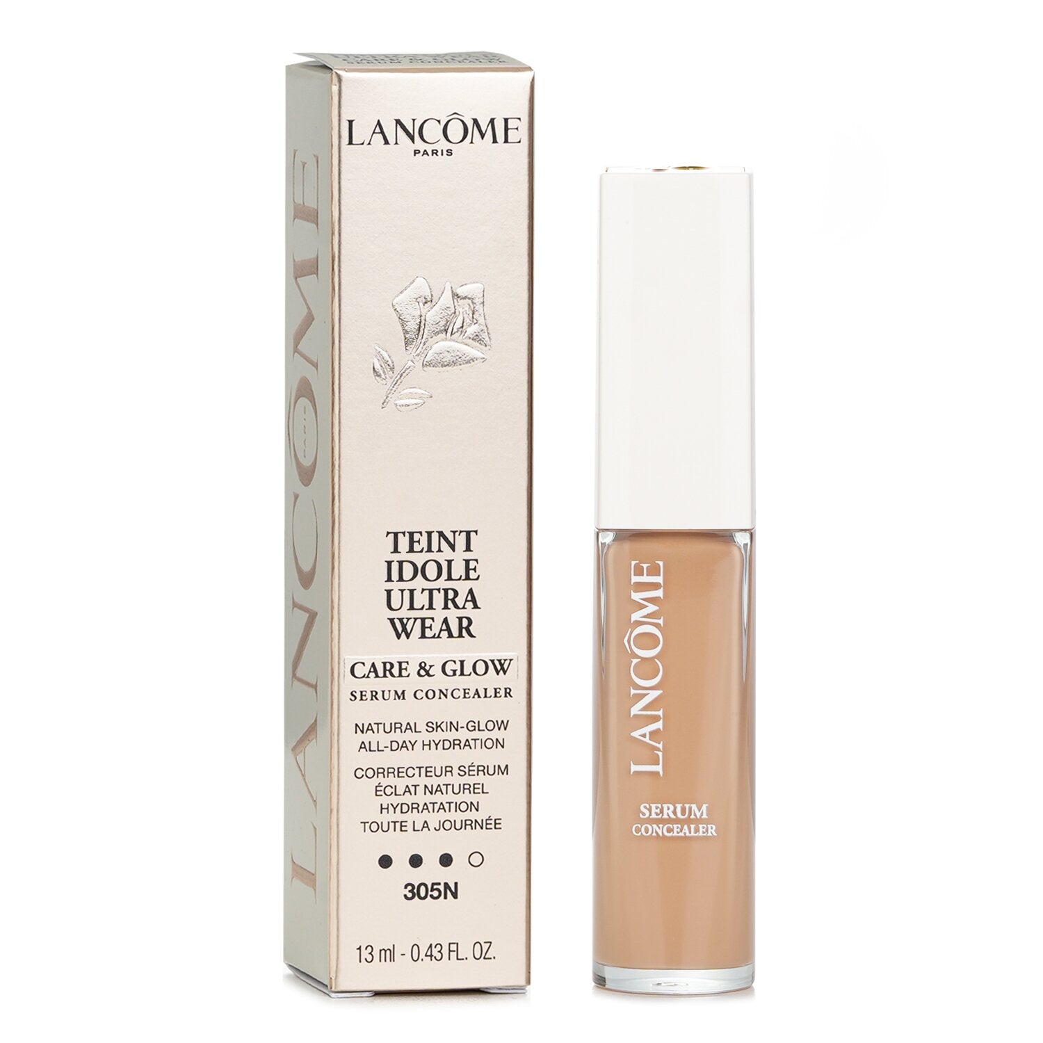 Lancome Teint Idole Ultra Wear Care & Glow Serum Concealer - # 305N 13ml/0.43oz
