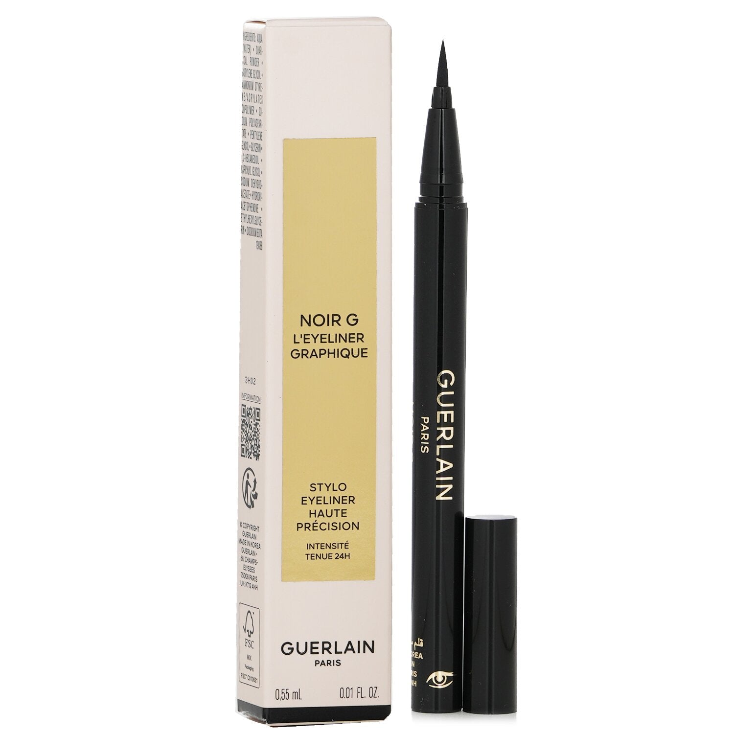 Guerlain Noir G The Graphic Liner Hight Precision Eyeliner Pen - # 01 Black 0.55