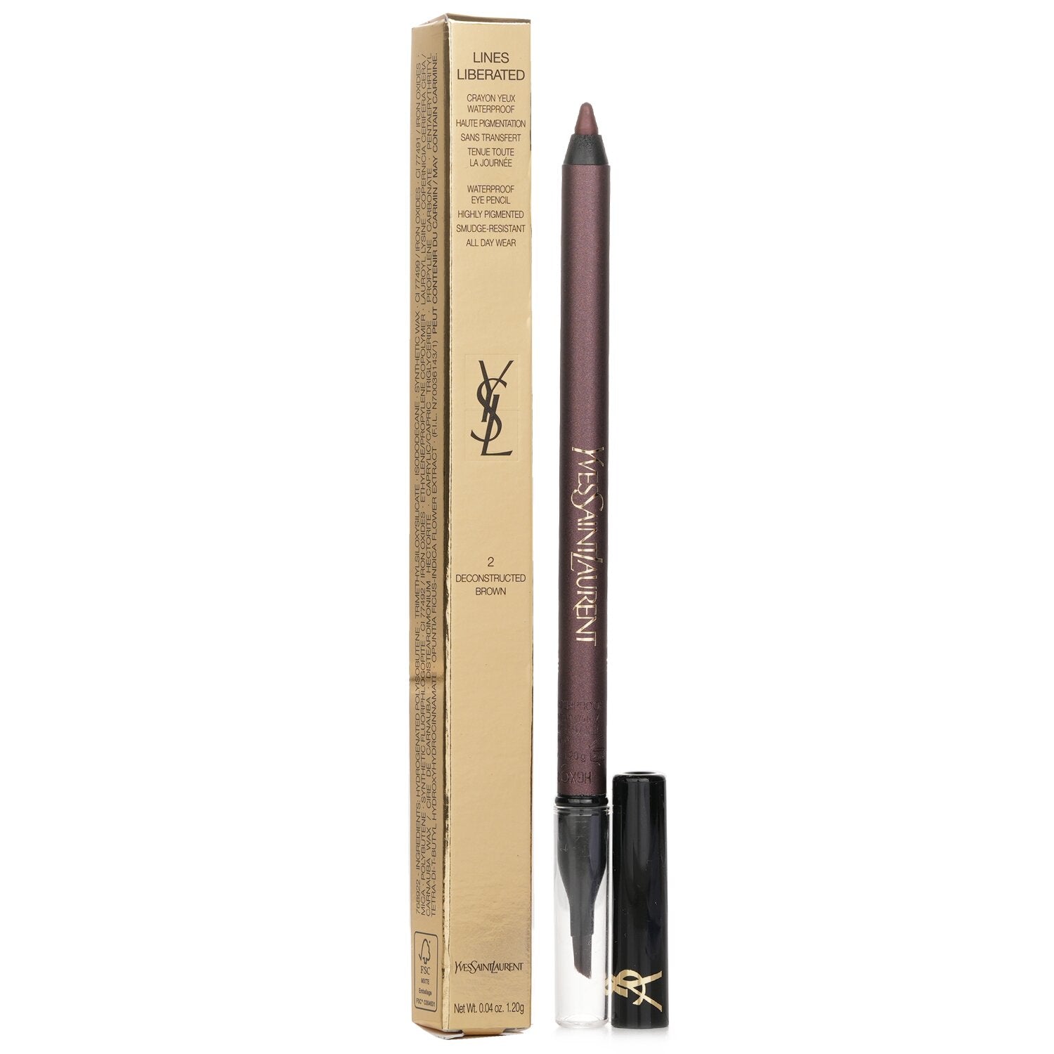 Yves Saint Laurent Lines Liberated Waterproof Eye Pencil - # 02 Deconstructed Br