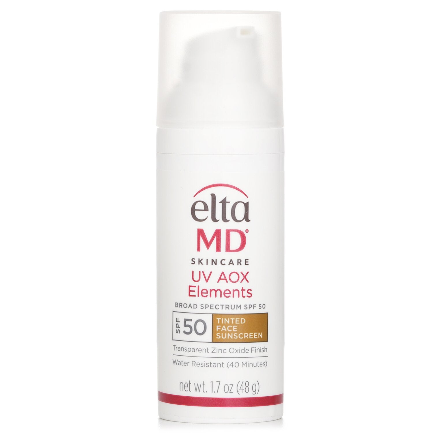 EltaMD UV AOX Elements Tinted Mineral Face Sunscreen SPF 50 48g/1.7oz