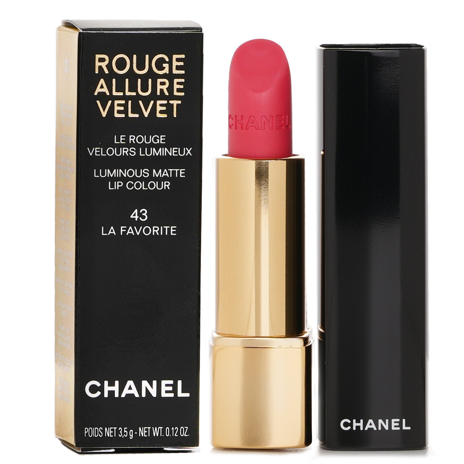 Chanel Rouge Allure Velvet Luminous Matte Lip Colour - # 43 La Favorite 3.5g/0.1
