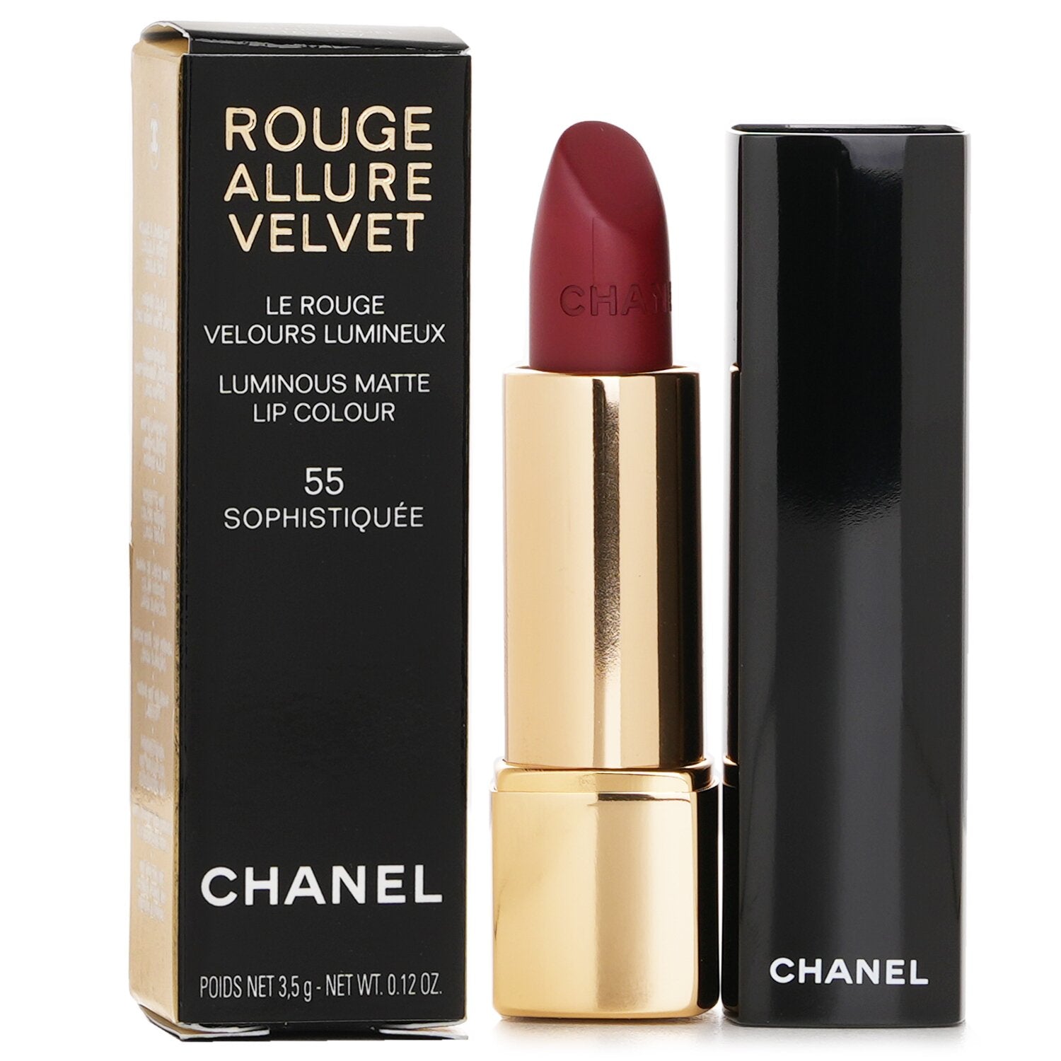 Chanel Rouge Allure Velvet Luminous Matte Lip Colour - # 55 Sophistiquee 3.5g/0.