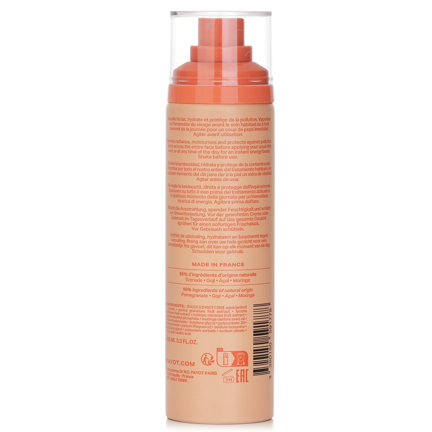 Payot My Payot Anti Pollution Radiance Mist 100ml