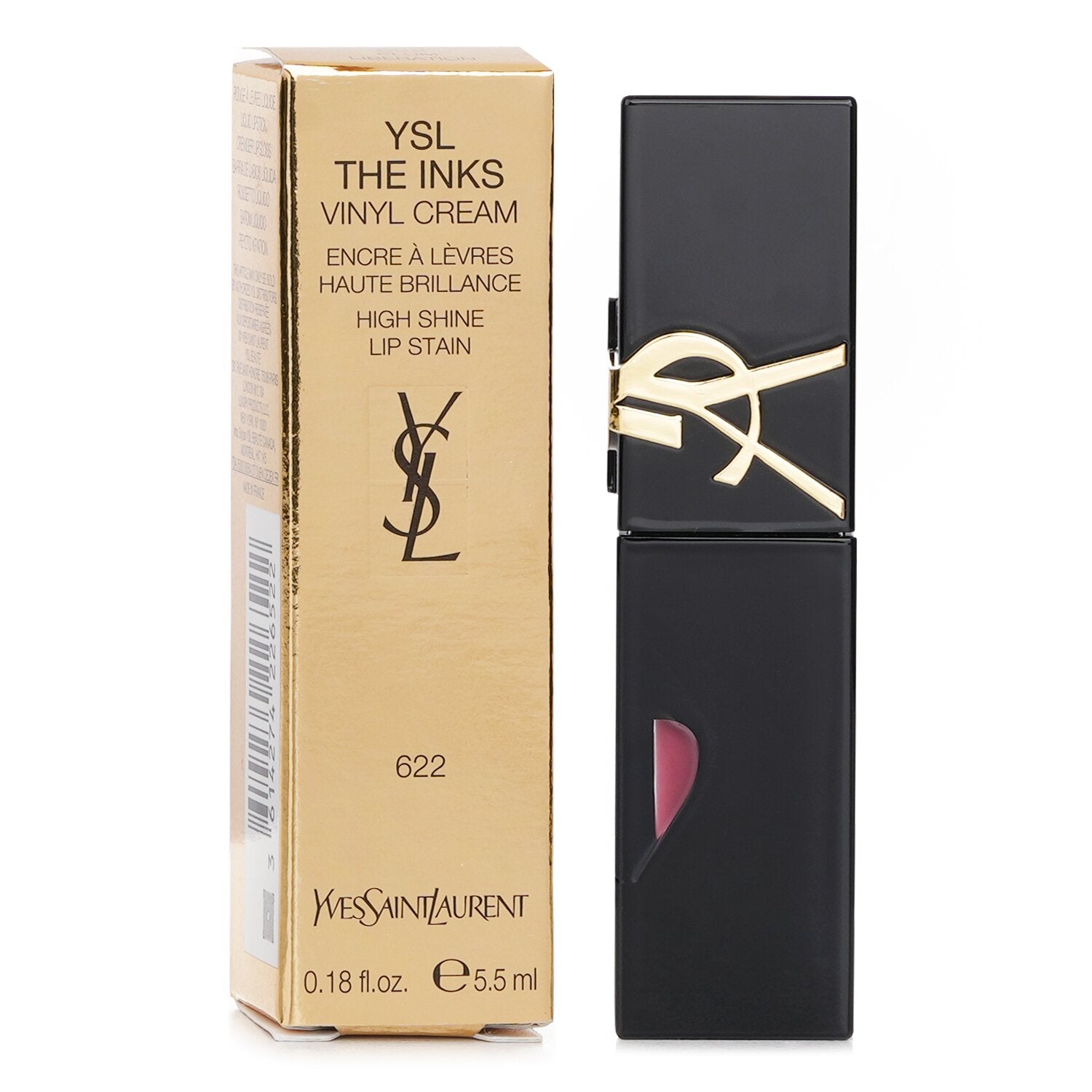 Yves Saint Laurent The Inks Vinyl Cream High Shine Lip Stain - #622 Plum Liberat