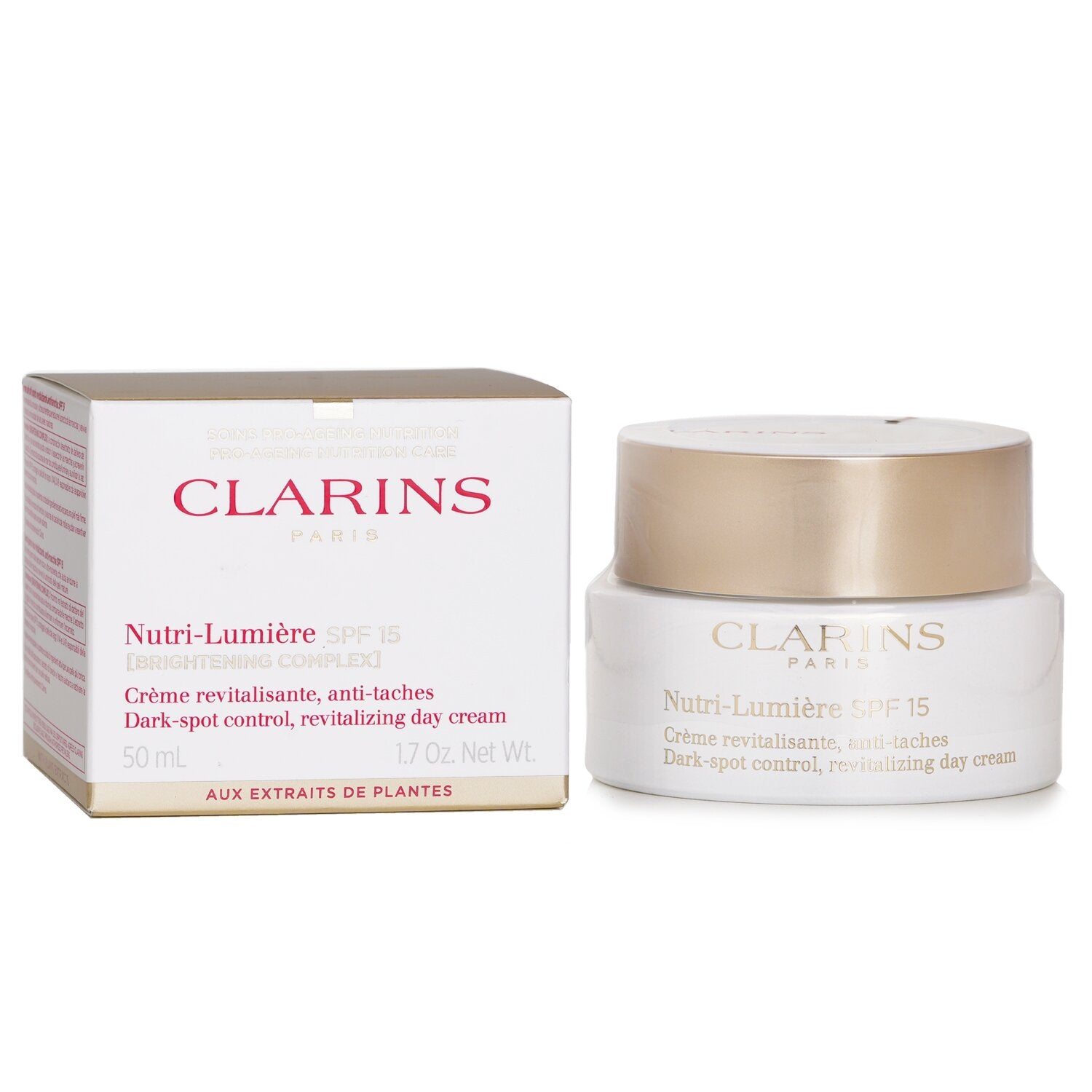 Clarins Nutri Lumiere SPF 15 Dark Spot Control, Revitalizing Day Cream 50ml