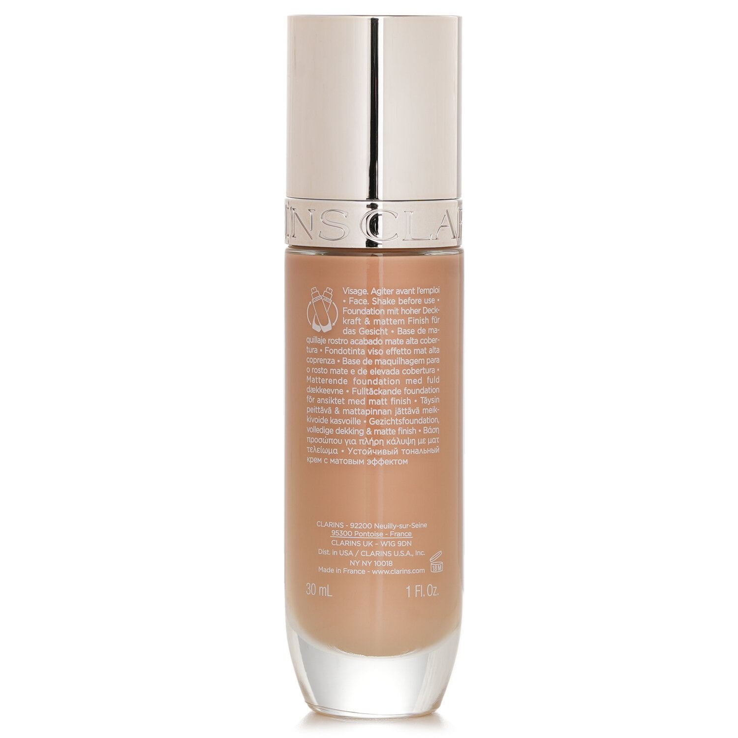 Clarins Skin Illusion Full Coverage Foundation - # 112C 30ml