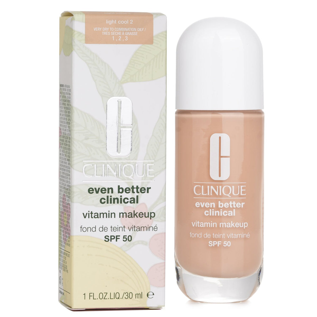Clinique Even Better Clinical Vitamin MakeUp Foundation SPF 50 - # 2 Light Cool