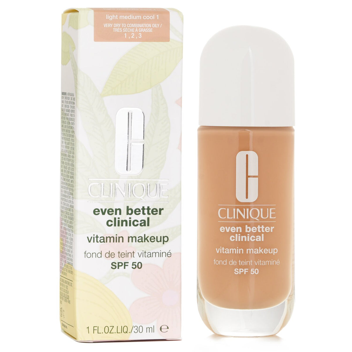 Clinique Even Better Clinical Vitamin MakeUp Foundation SPF 50 - # 1 Light