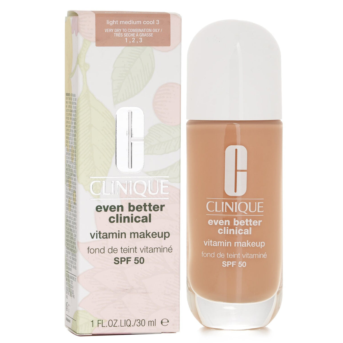 Clinique Even Better Clinical Vitamin MakeUp Foundation SPF 50 - # 3 Light