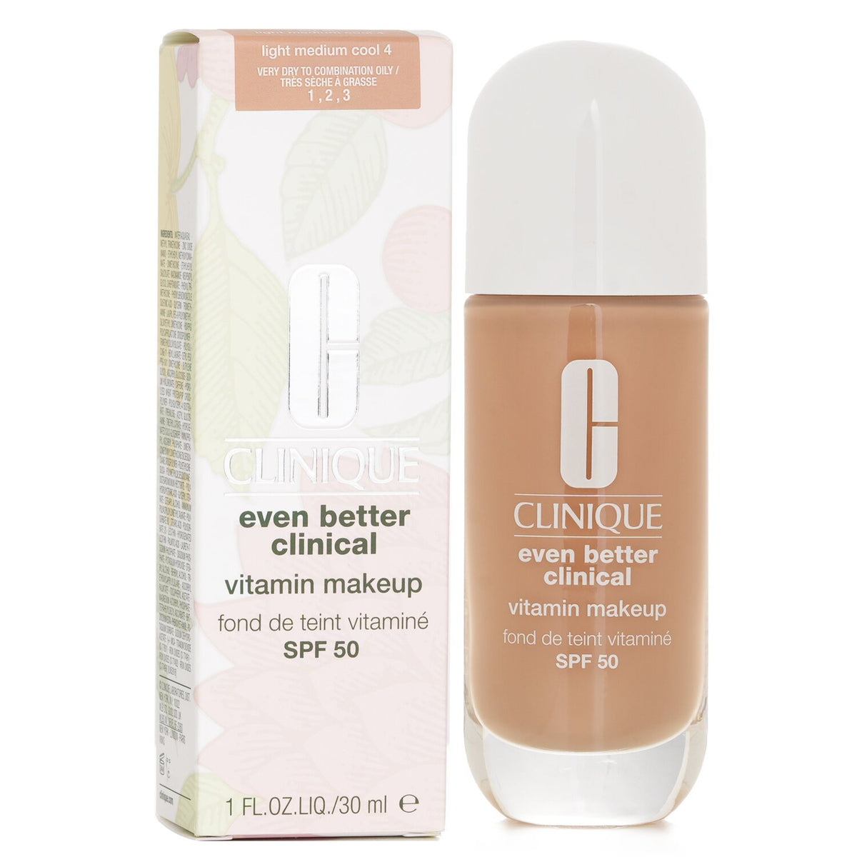 Clinique Even Better Clinical Vitamin MakeUp Foundation SPF 50 - # 4 Light