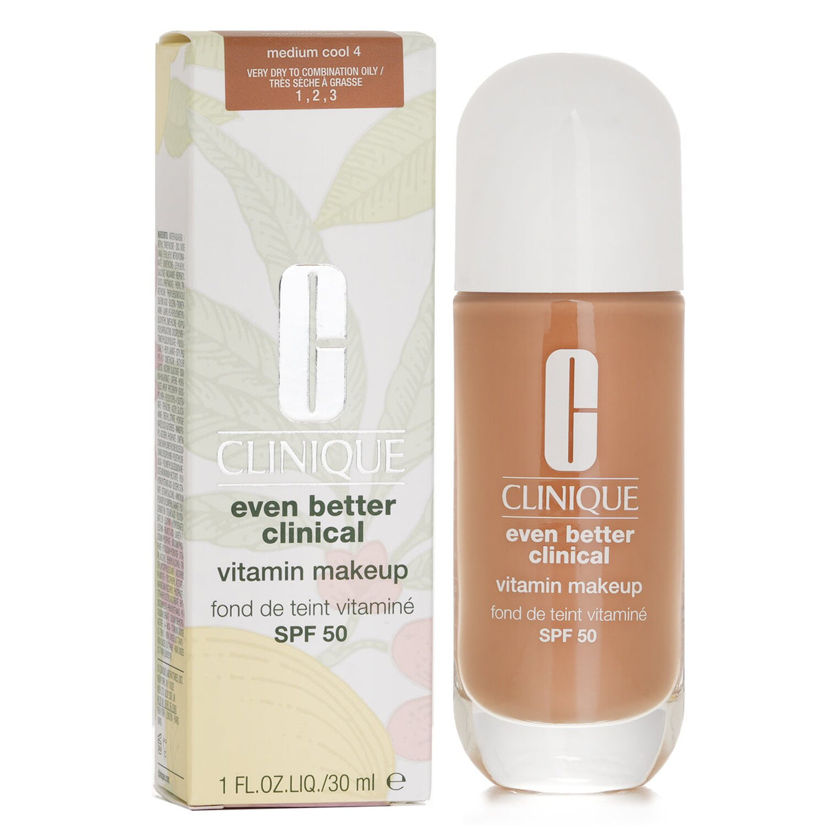 Clinique Even Better Clinical Vitamin MakeUp Foundation SPF 50 - # 4 Medium