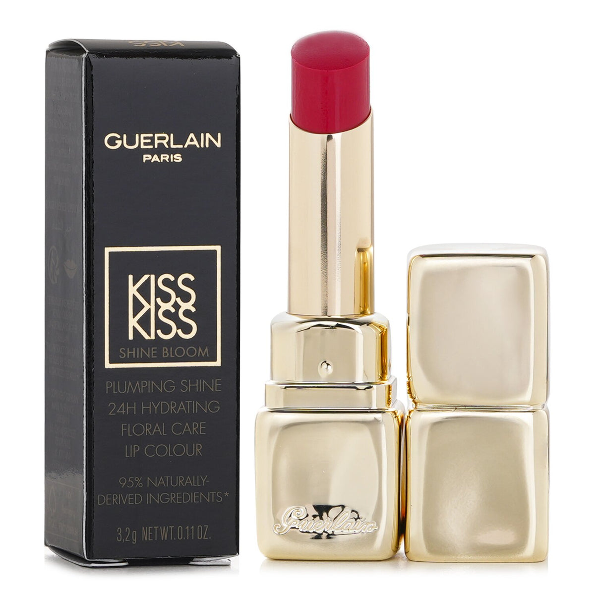 Guerlain KissKiss Shine Bloom Lipstick - # 409 Fuchsia Flush  3.2g/0.11oz