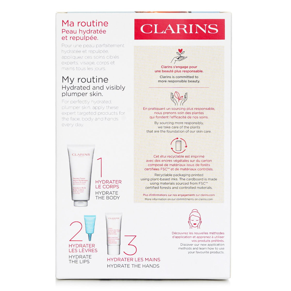 Clarins Perfect Hydration Body Set: Super Hydrating Body Balm 200ml+Youthful