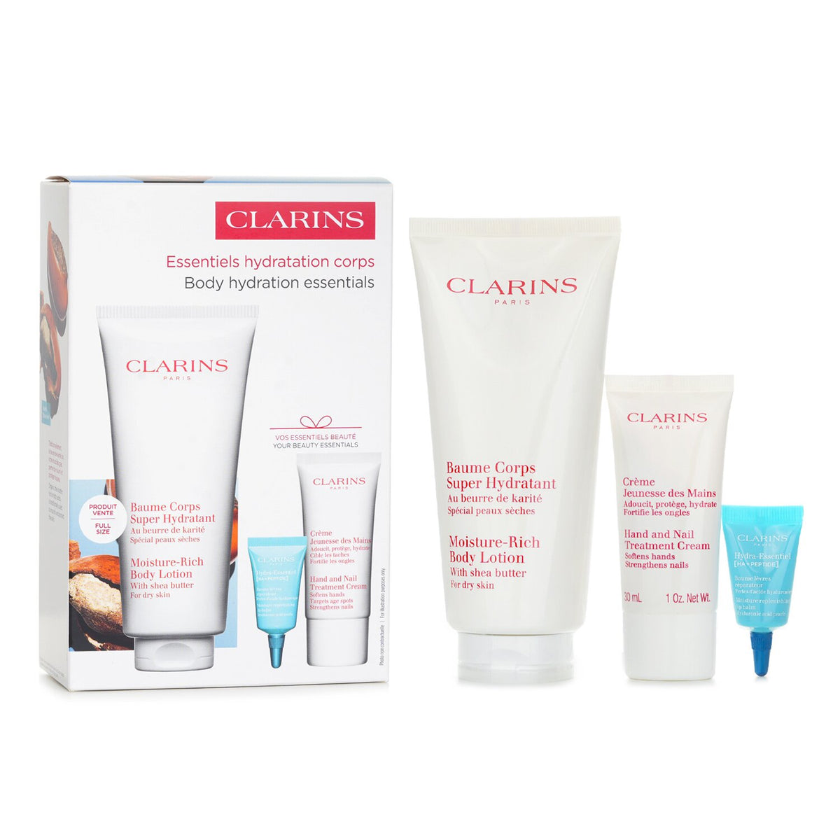 Clarins Perfect Hydration Body Set: Super Hydrating Body Balm 200ml+Youthful