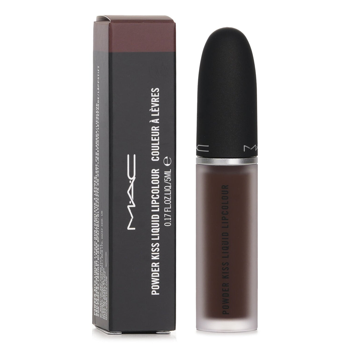 MAC Powder Kiss Liquid Lipcolour - # 955 Chestnut  5ml