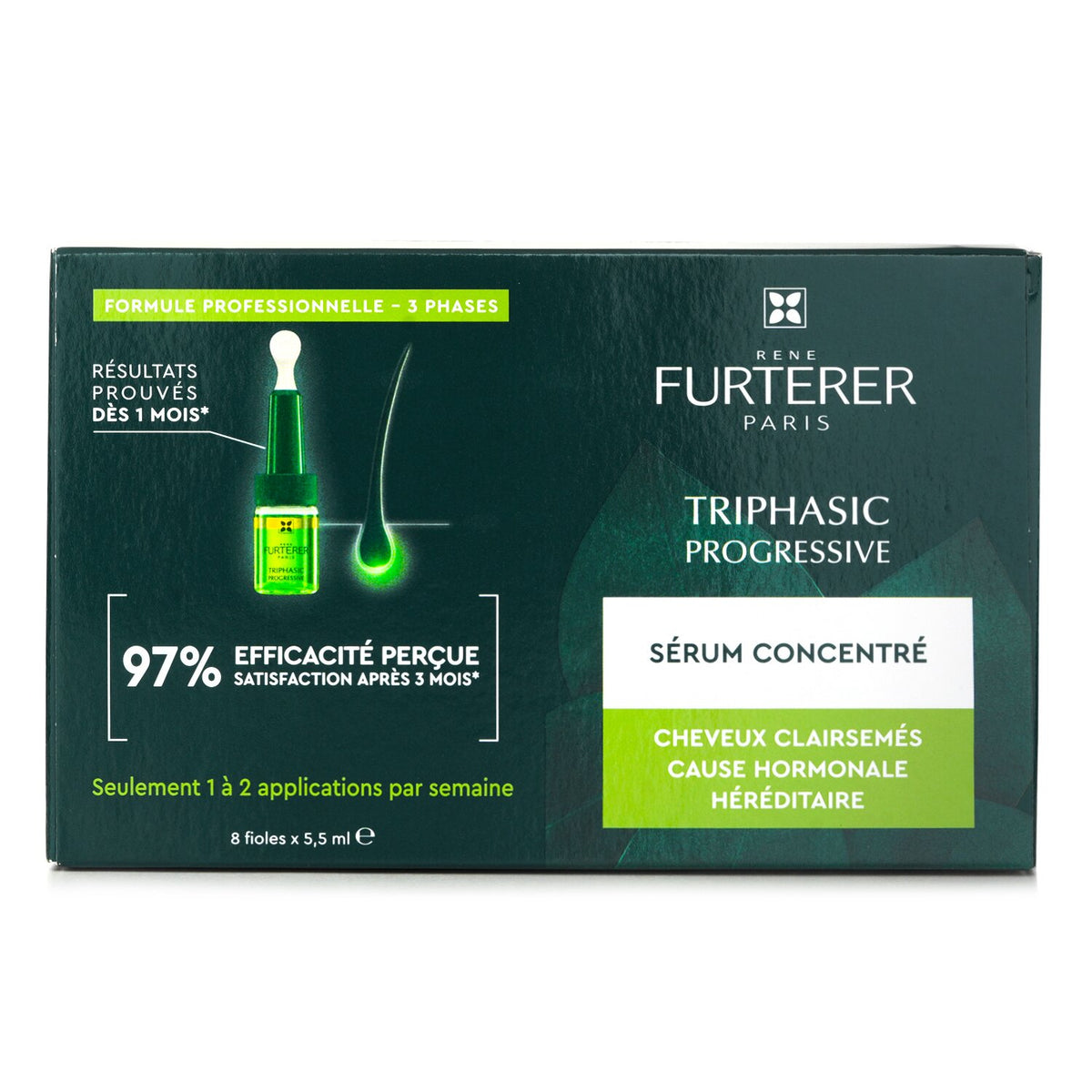 Rene Furterer Progressive Concentrated Serum  8 x5.5ml