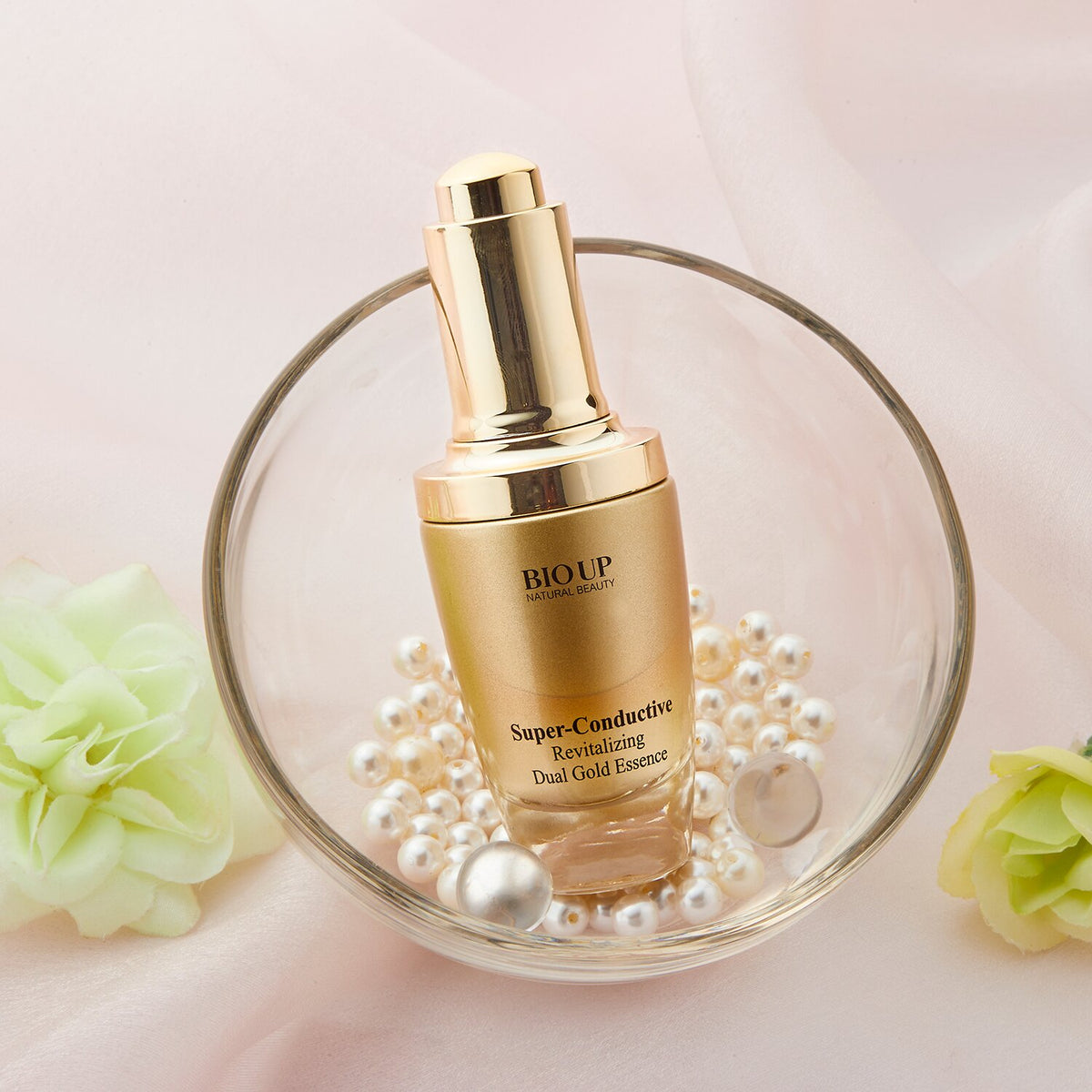 Natural Beauty BIOUP Super-Conductive Revitalizing Dual Gold Essence  30ml