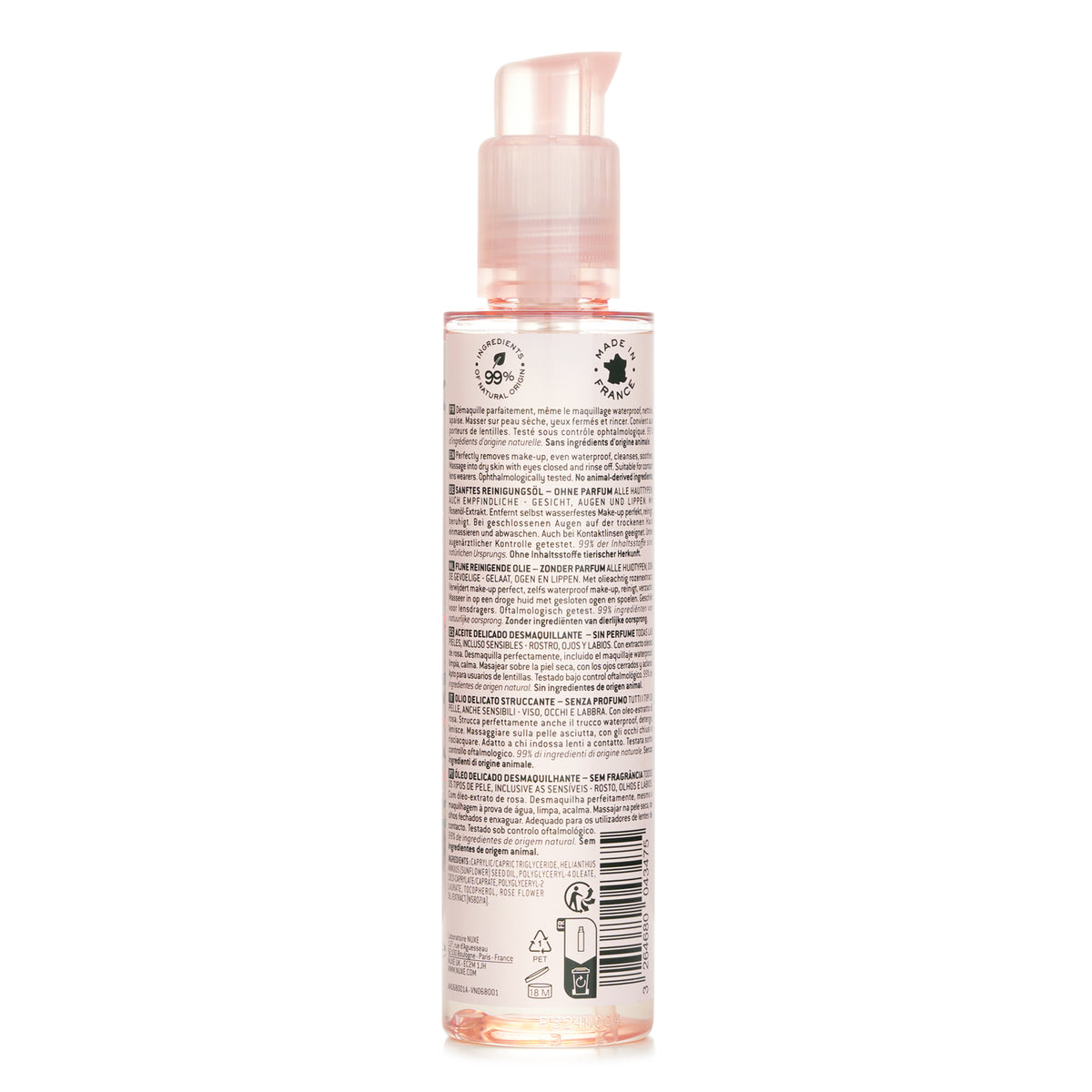Nuxe Very Rose - Delicate Cleansing Oil  150ml