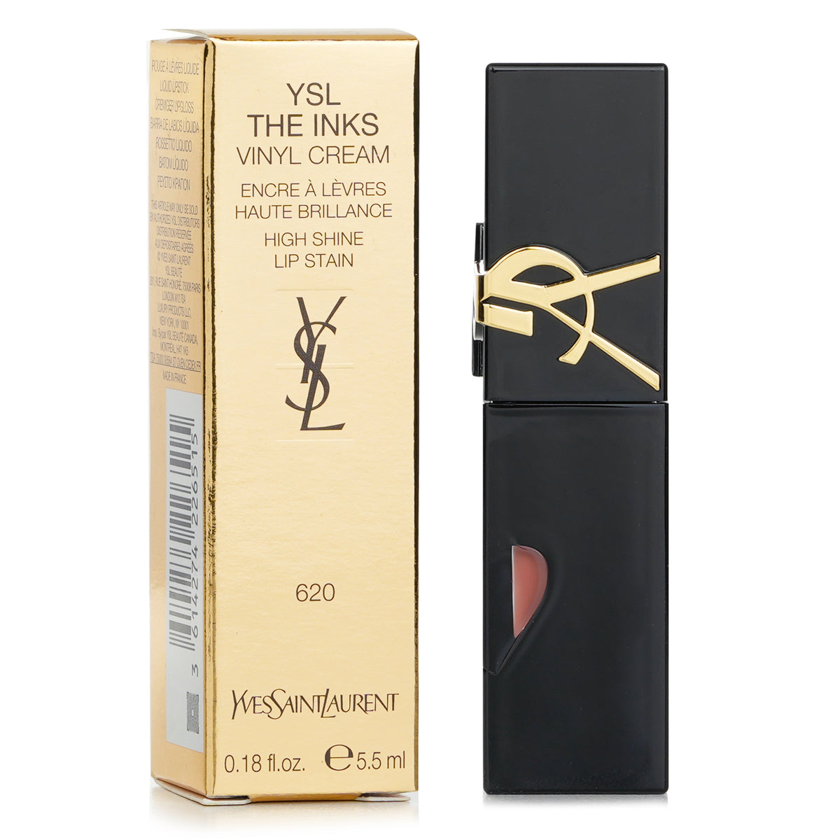 Yves Saint Laurent The Inks Vinyl Cream High Shine Lip Stain - # 620 Peach