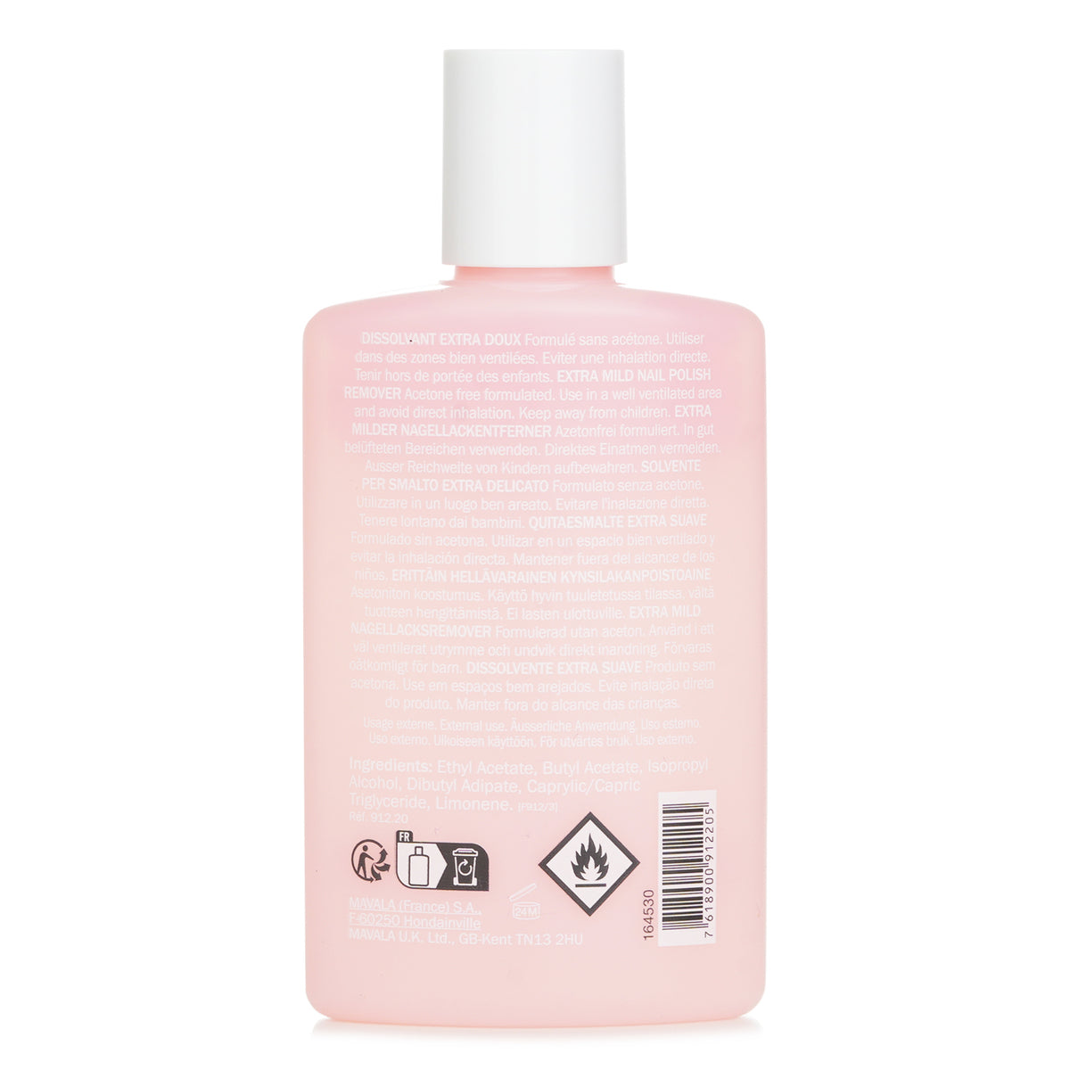 Mavala Switzerland Nail Polish Remover Pink  100ml