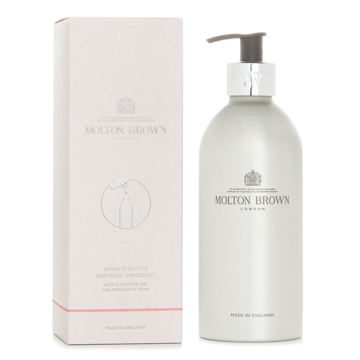 Molton Brown Infinite Bottle Heavenly Gingerlily Bath &amp; Shower Gel  400ml