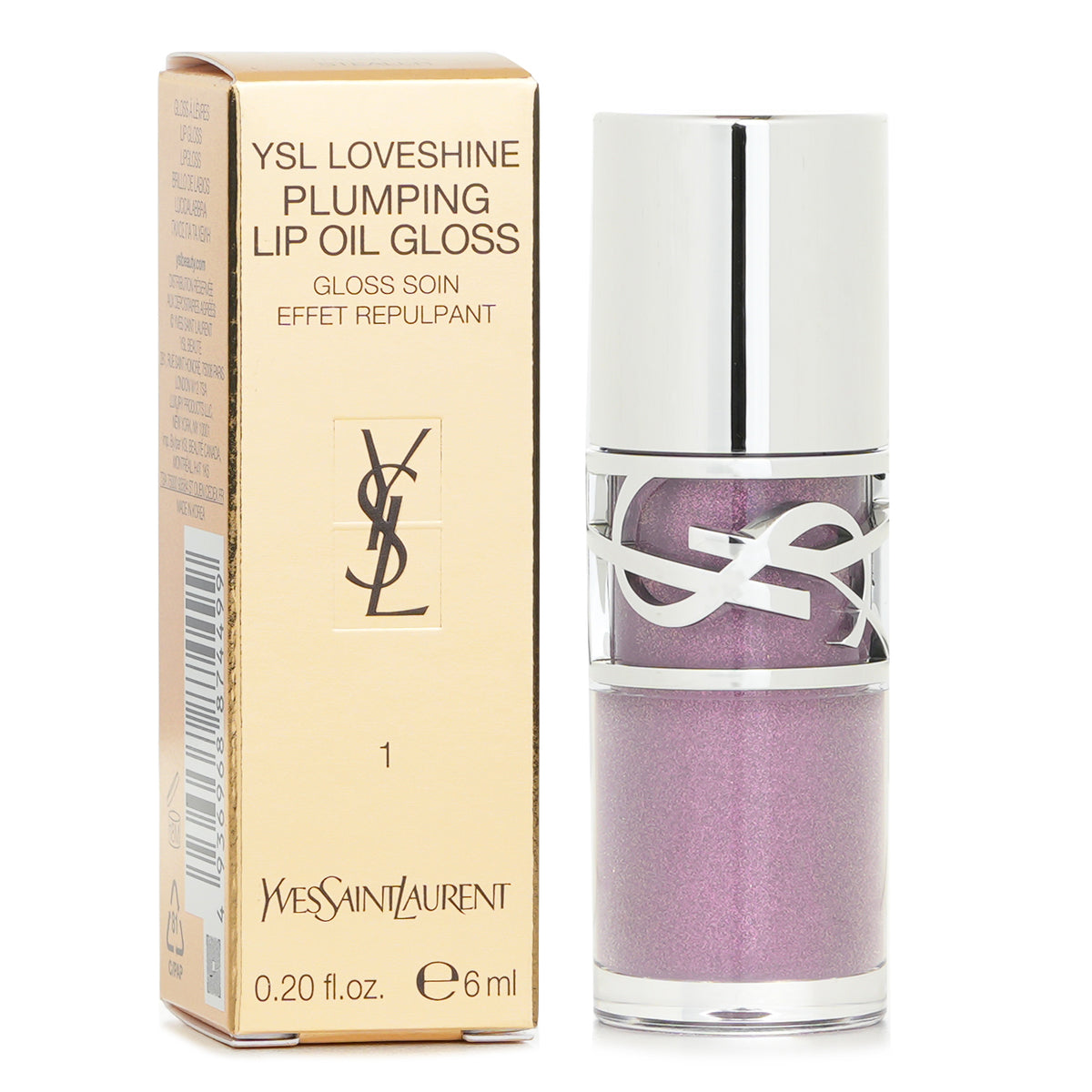 Yves Saint Laurent Loveshine Plumping Lip Oil Gloss - # 1 Thunder Stealer  6ml