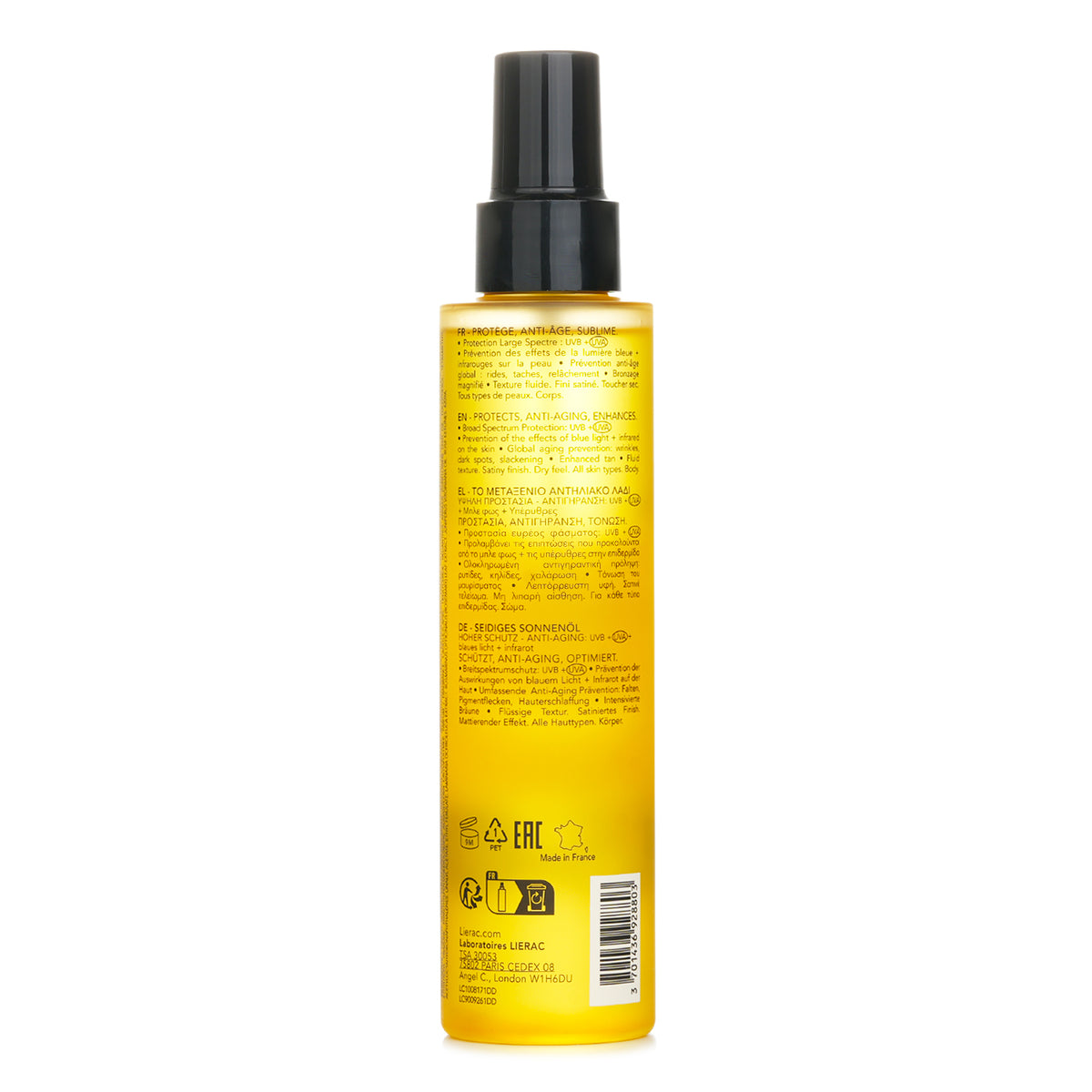 Lierac Sunissime The Silky Sun Oil Body SPF 50  150ml