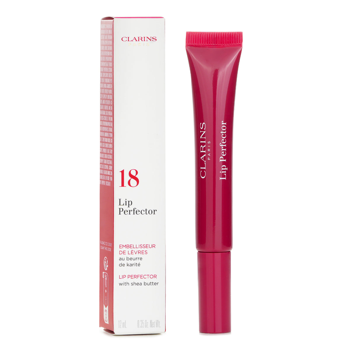 Clarins Lip Perfector - # 18 Intense Garnet  12ml