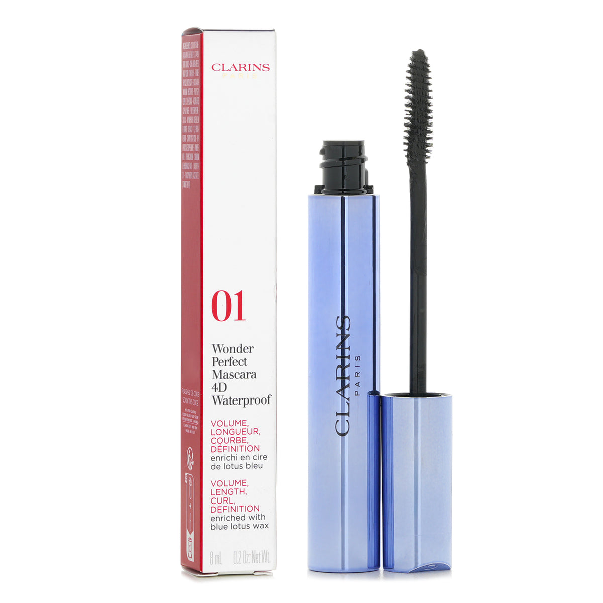Clarins Wonder Perfect Mascara 4D Waterproof - # 01 Perfect Black  8ml