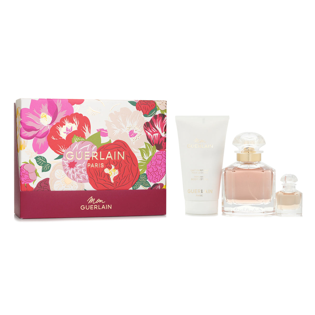 Guerlain Mon Guerlain Eau de Parfum Gift Set EDP 50ml+5ml+Body Lotion 75ml  3pcs