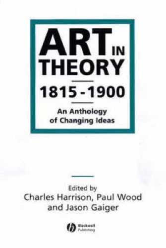 Art in Theory 1815-1900