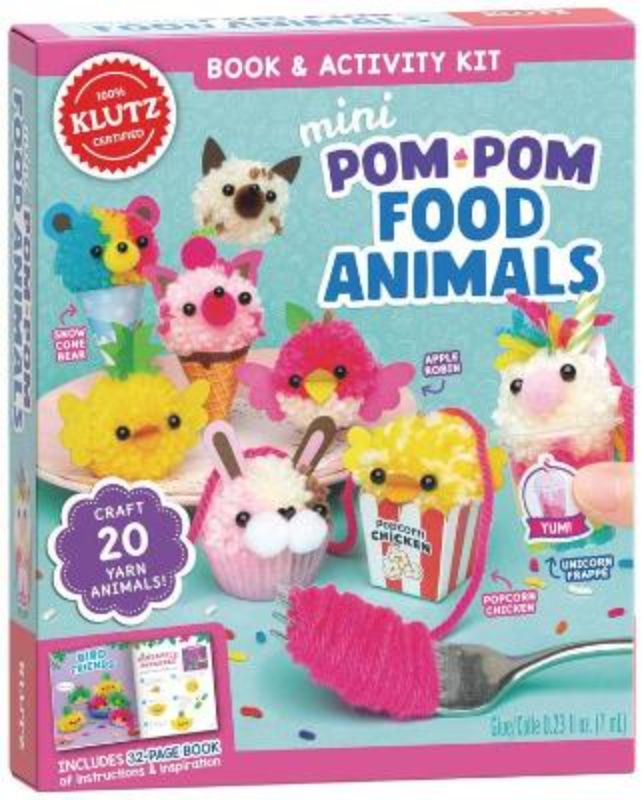 Mini Pom Pom Food Animals