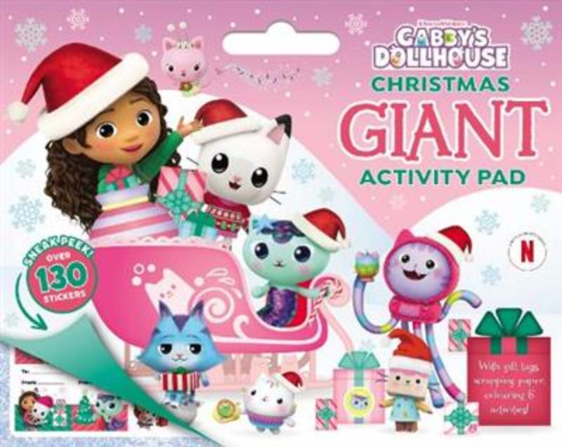 Gabby'S Dollhouse: Christmas Giant Activity Pad (Dreamworks)