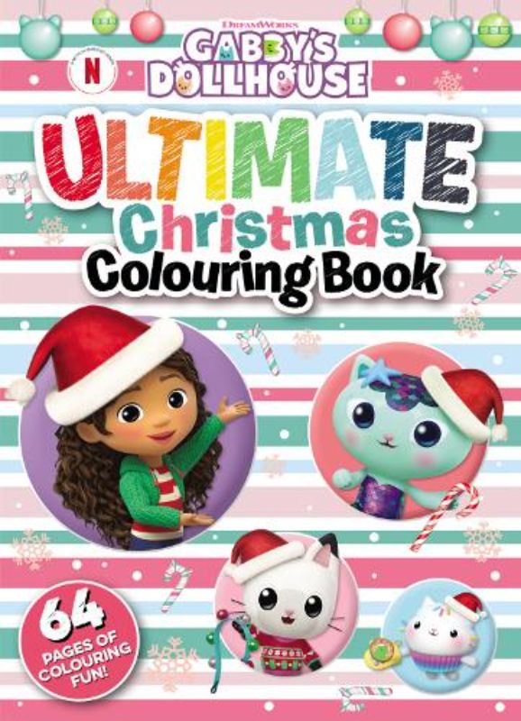 Gabby'S Dollhouse: Ultimate Christmas Colouring Book (Dreamworks)