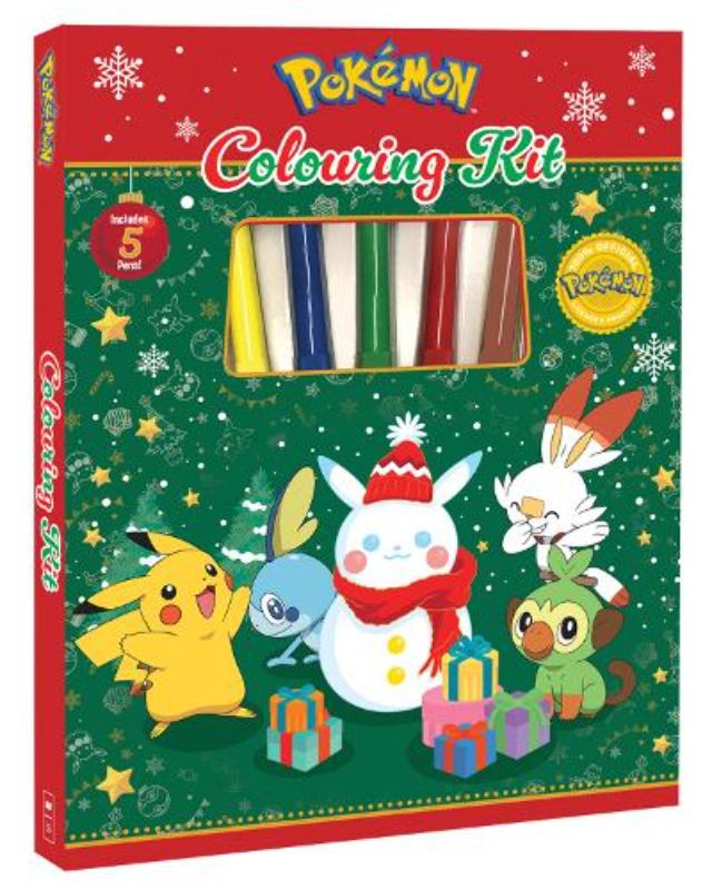 Pokemon Christmas: Colouring Kit