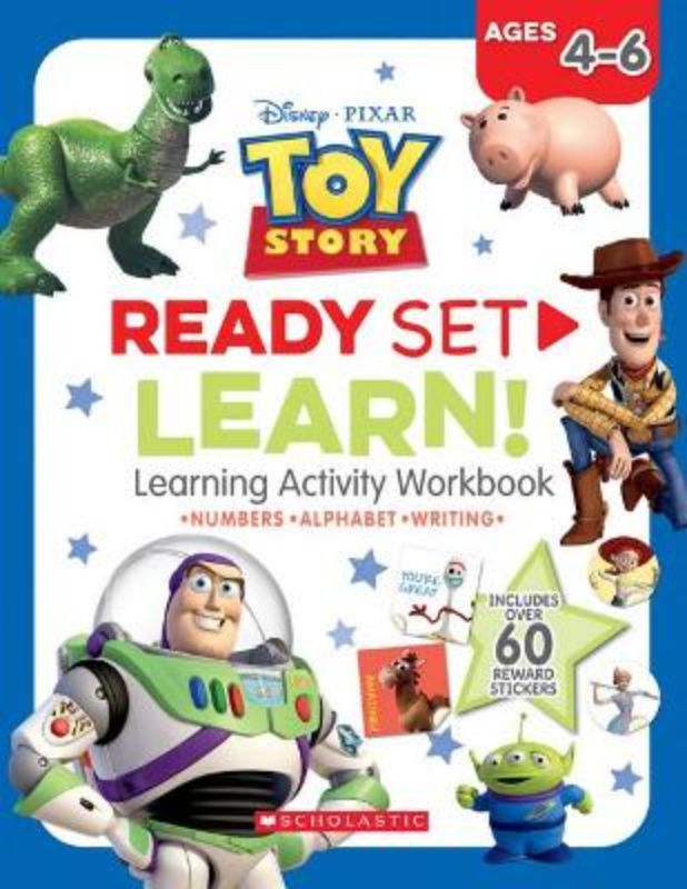 Toy Story: Ready Set Learn Workbook 4-6 Years