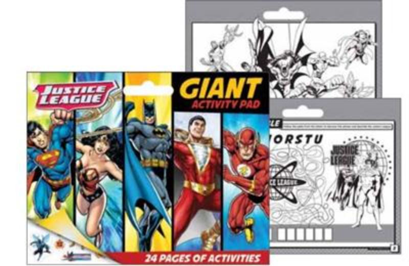 Justice League: Giant Activity Pad (Warner Bros. Featuring the Flash)