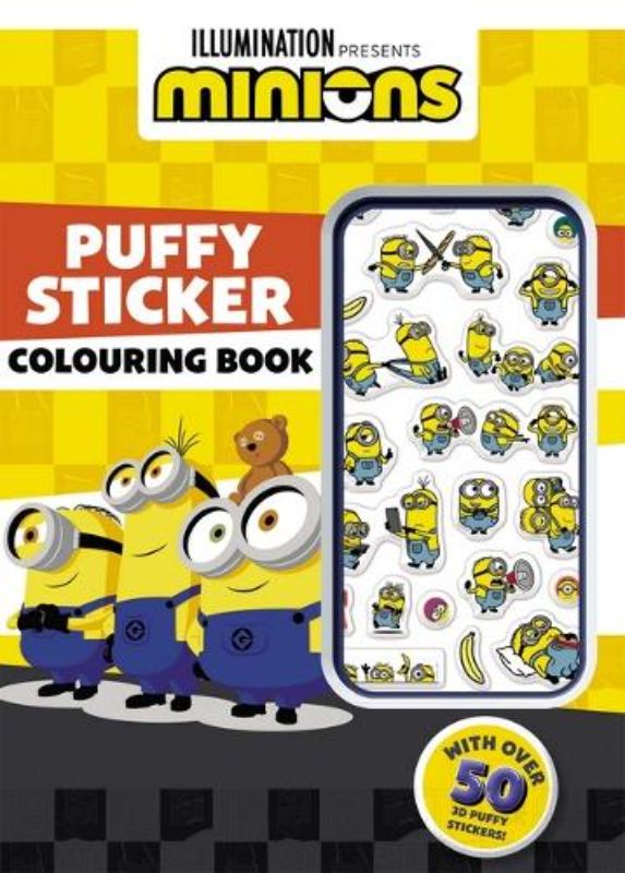 Minions: Puffy Sticker Colouring Book (Universal)