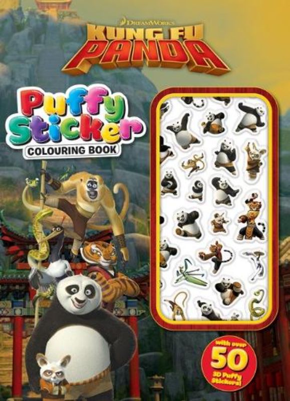 Kung Fu Panda: Puffy Sticker Colouring Book (Dreamworks)