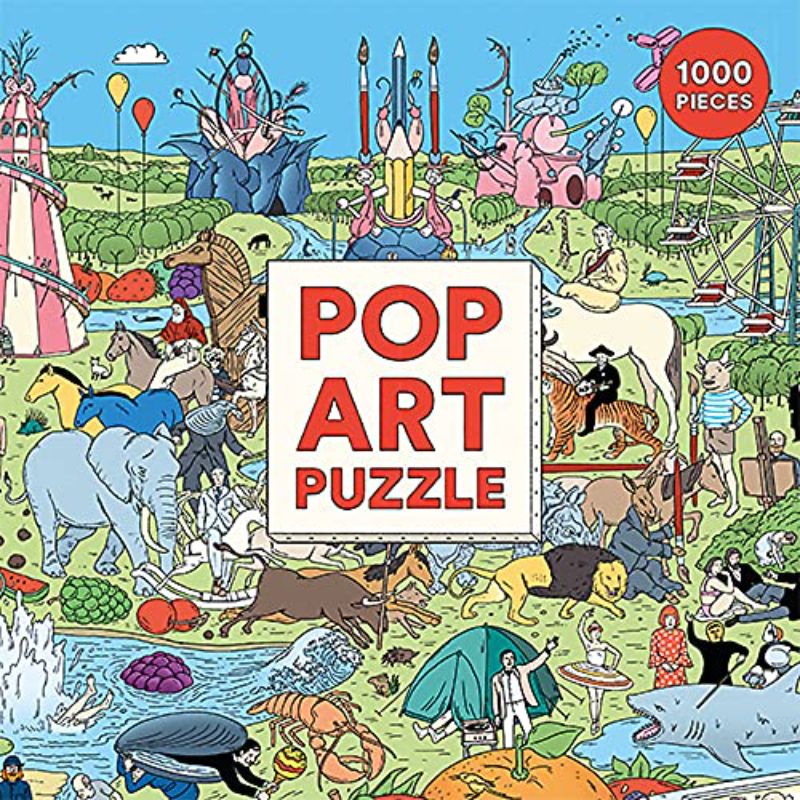Pop Art Puzzle: Make the Jigsaw and Spot the Artists (Game)
