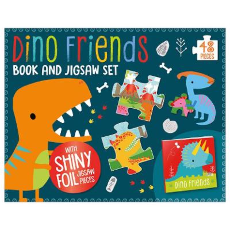 Dino Friends Bk And Jigsaw Set