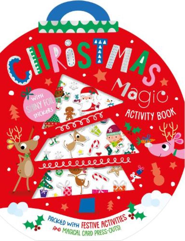 Christmas Magic Activity Book (with Shiny Foil Stickers)