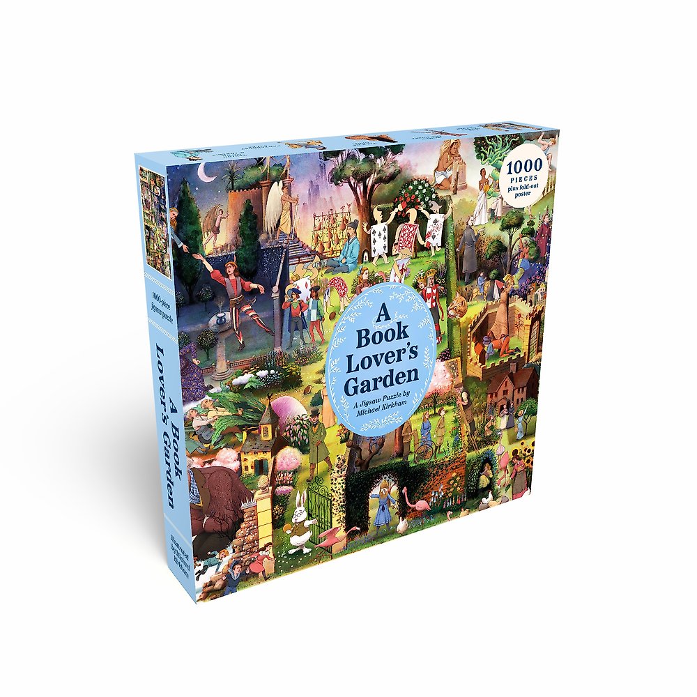 A Book Lover's Garden - Jigsaw Puzzle