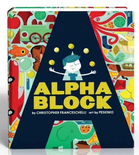 Alphablock Alphabet Board Book for Children