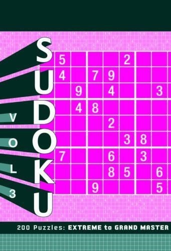 Sudoku Vol. 3: Extreme to Grand Master