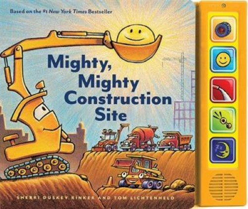 Mighty, Mighty Construction Site Sound Book (Books for 1 Year Olds, Interactive