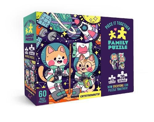 Piece It Together Family Puzzle: Catstronauts!