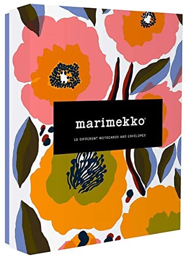 Marimekko Kukka Notecards 16 Different Notecards and Envelopes