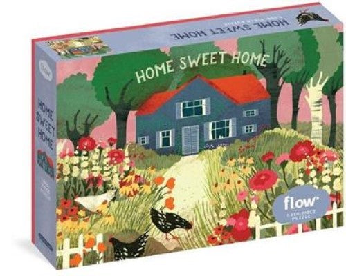 Home Sweet Home 1,000-Piece Puzzle: (Flow) for Adults Families Picture Quote Min