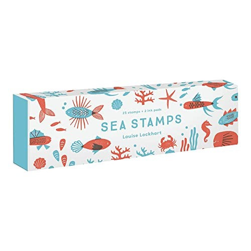 Sea Stamps: 25 stamps + 2 ink pads